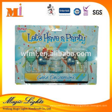 conjunto de lujo feliz cumpleaños vela para pastel